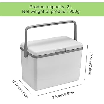 Amazon | fengfeng クーラーボックス3L ワンプッシュで開閉